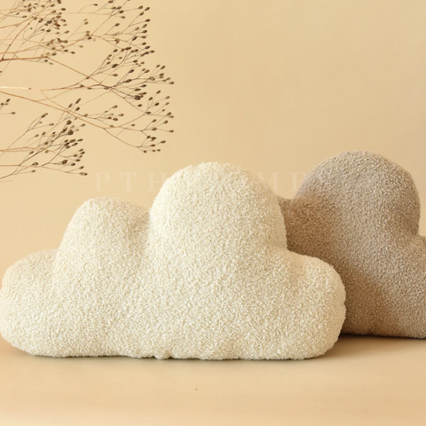 Boucle Star, Moon, Cloud Cushions