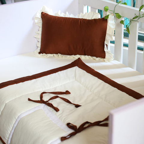 Bowtique Dreams - 3 Pcs Crib's Bedding Set