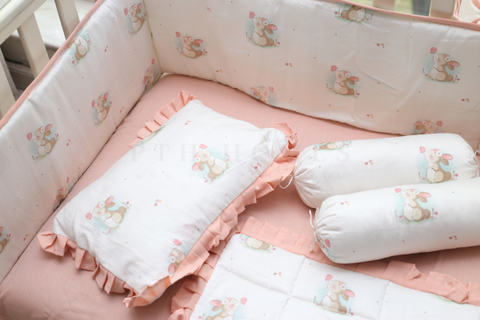 Bunny Love - Crib Bedding Set