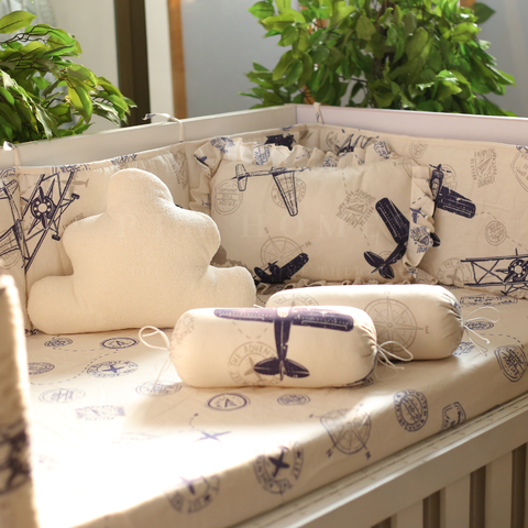 Captain's Flight - Crib Bedding Set