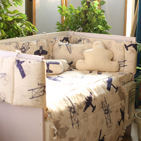 Captain's Flight - Crib Bedding Set