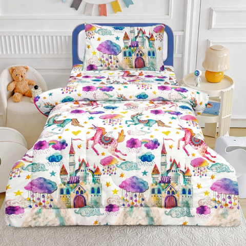 Magic Unicorn Castle  - Kids Bedding