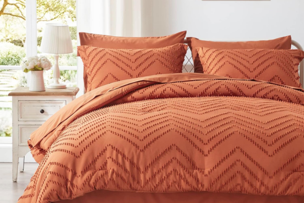 Chevron Tufted - Duvet Cover Set