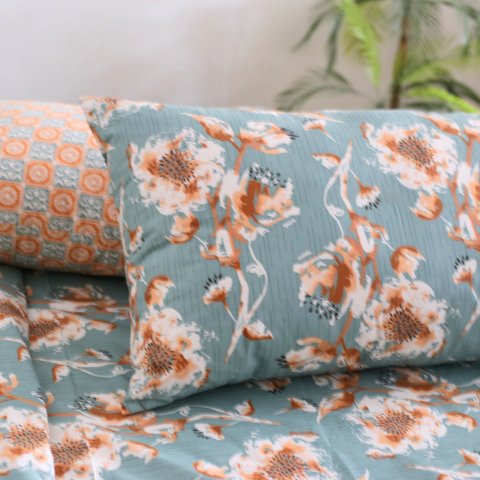 Patterned Fleur- Bedset