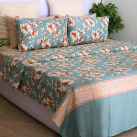 Patterned Fleur- Bedset