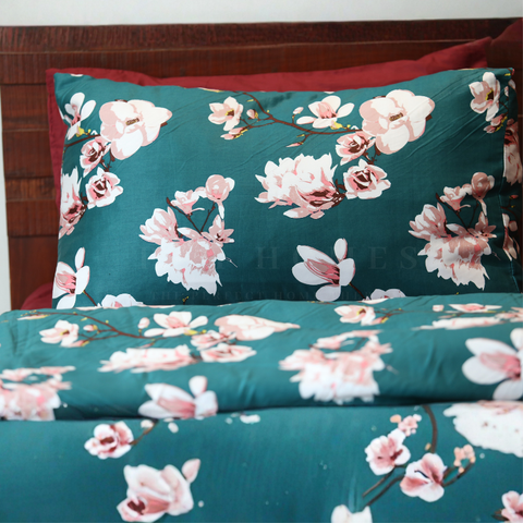 Emerald Green - Cotton Satin