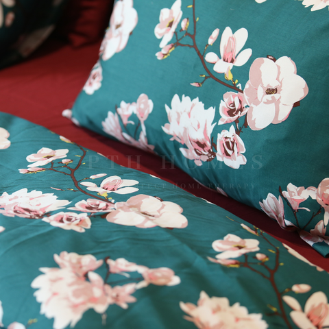 Emerald Green - Cotton Satin