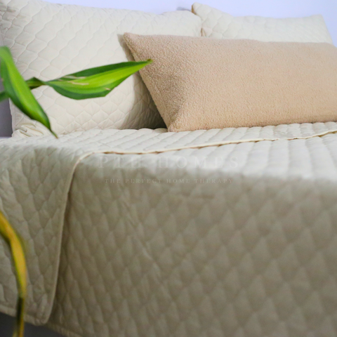 Cream Beige - Quilt Set