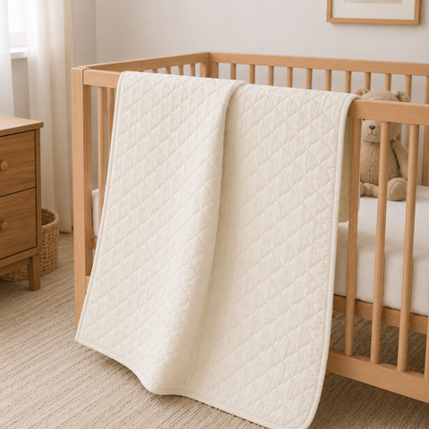Crib Blanket - Cream Beige