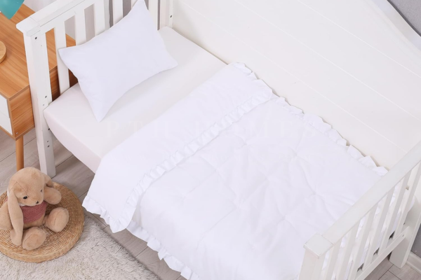 Solids - 3 Pcs Crib's Bedding Set