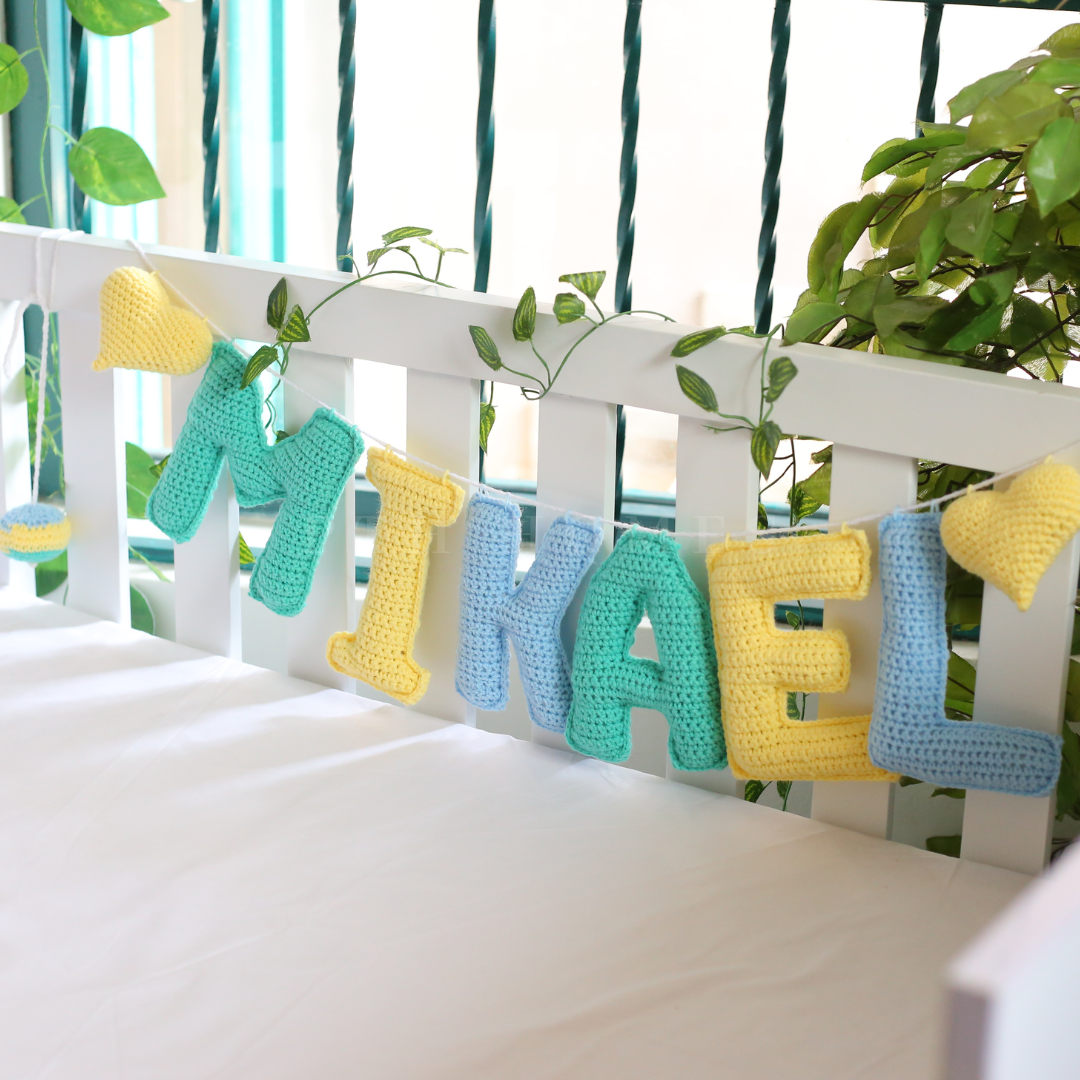 Crochet Name Garland