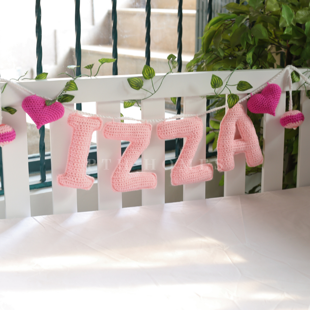 Crochet Name Garland
