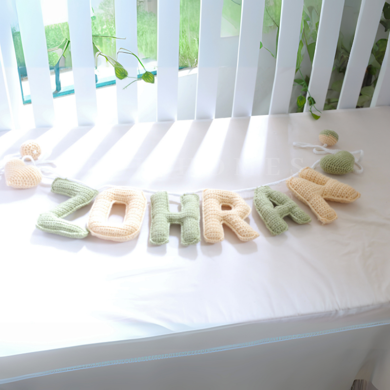 Crochet Name Garland