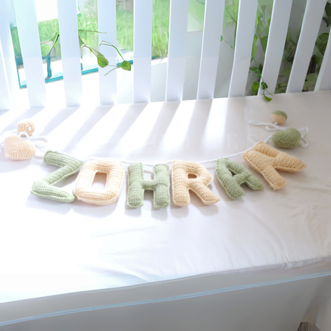 Crochet Name Garland