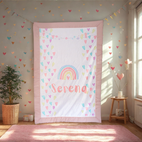 Hearts - Customized Printed Blankets For Teens/Kids