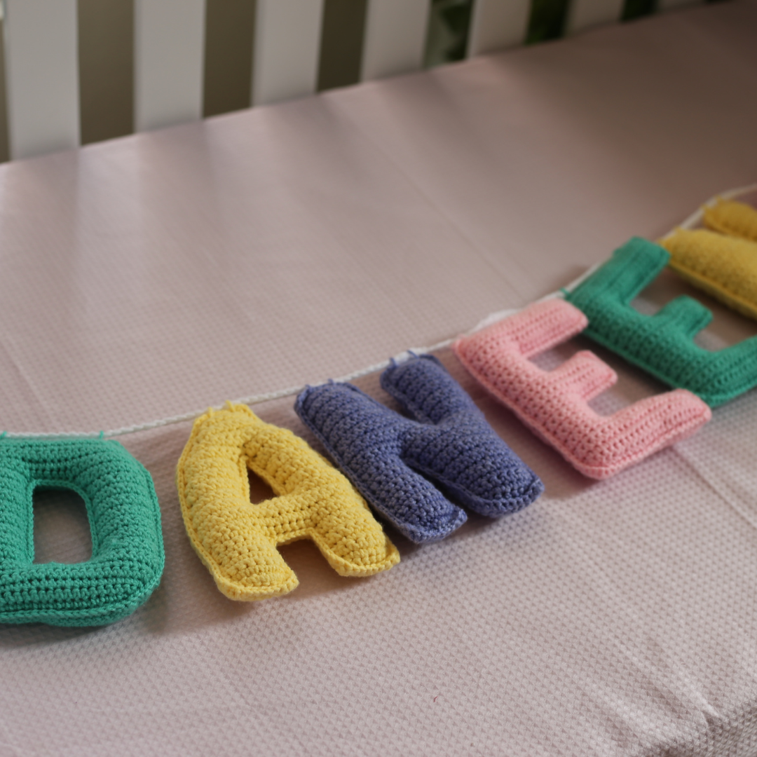 Crochet Name Garland