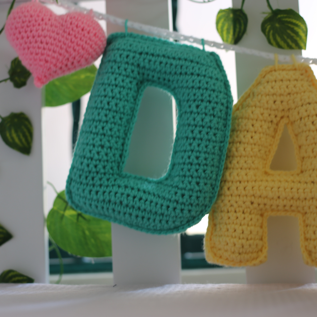 Crochet Name Garland