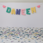 Crochet Name Garland