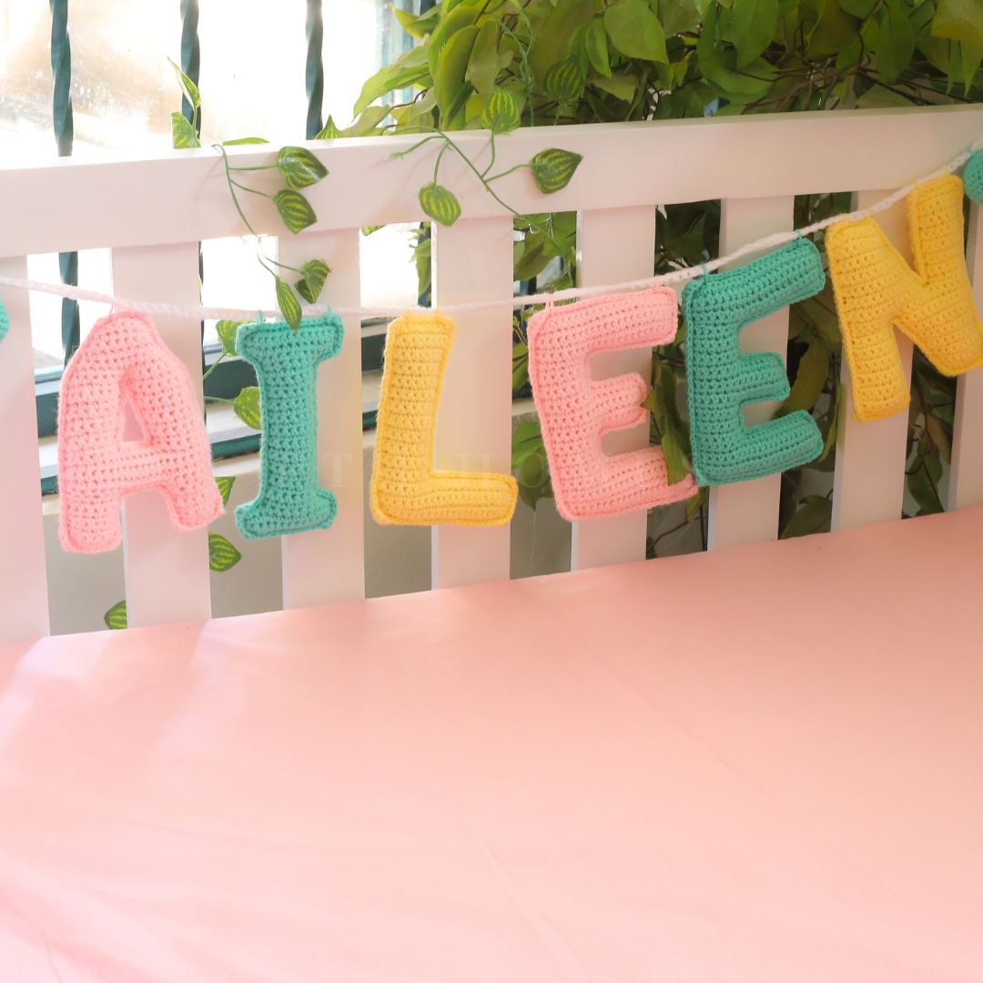 Crochet Name Garland