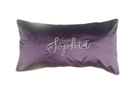 Customized Embroidered - Name Pillow