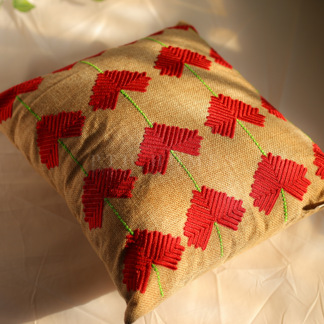 Bahama Palm IV - Embriodered Cushions Covers