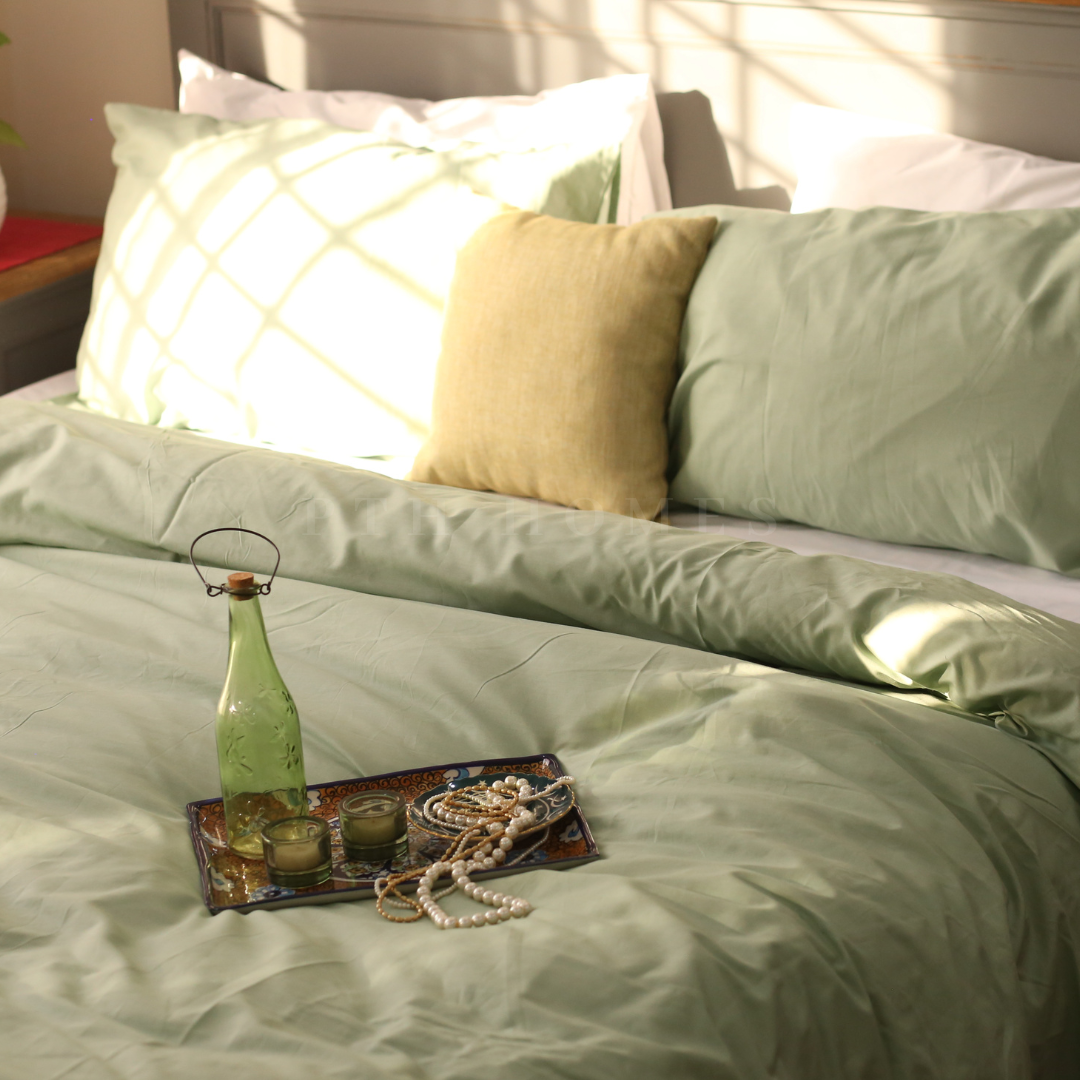 Sage Green - Cotton Percale