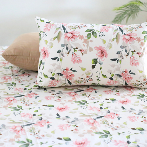 White Fleur - Cotton Satin