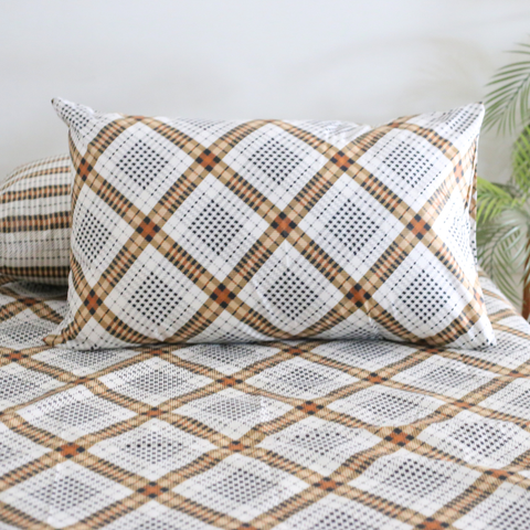 Brown Gingham - Bedset