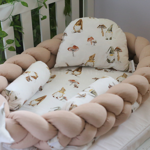 Gnome Mushroom - Braided Baby Nest
