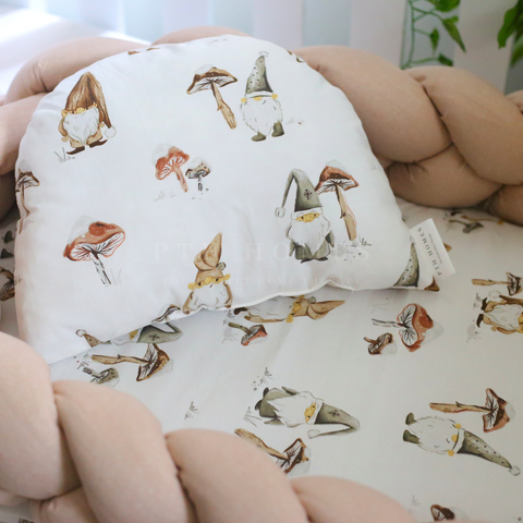 Gnome Mushroom - Braided Baby Nest