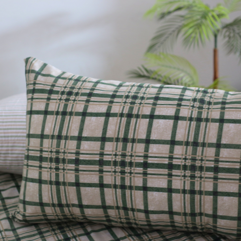 Green Checkered - Bedset