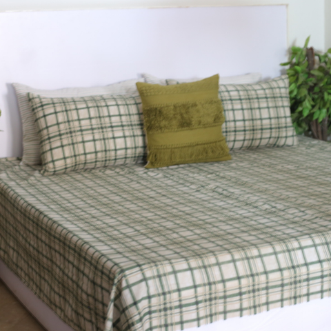 Green Checkered - Bedset