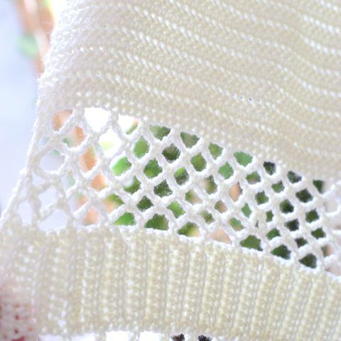 Boho Hand Knitted- Throw Blanket