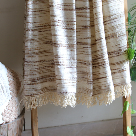 Handmade Organic - Woven Throw (VI)