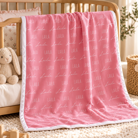 Name Printed Blanket