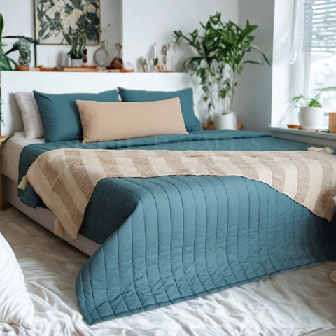Lined - Quilted Bedspread Set