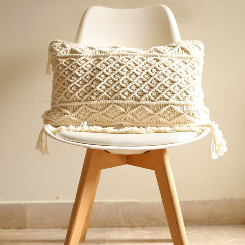 Macrame II - Boho Cushion Cover