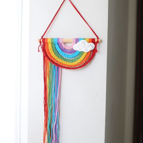 Macrame Rainbow Hanging