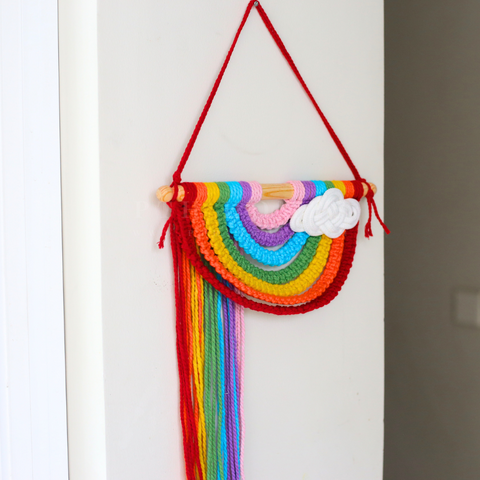 Macrame Rainbow Hanging