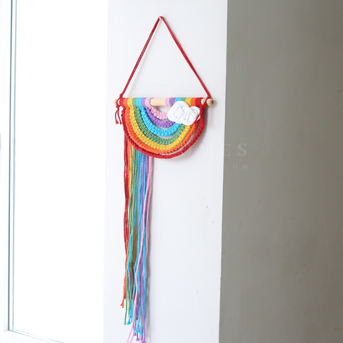 Macrame Rainbow Hanging