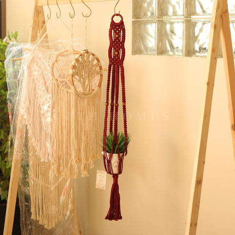 Macrame Plant Holder - Colored