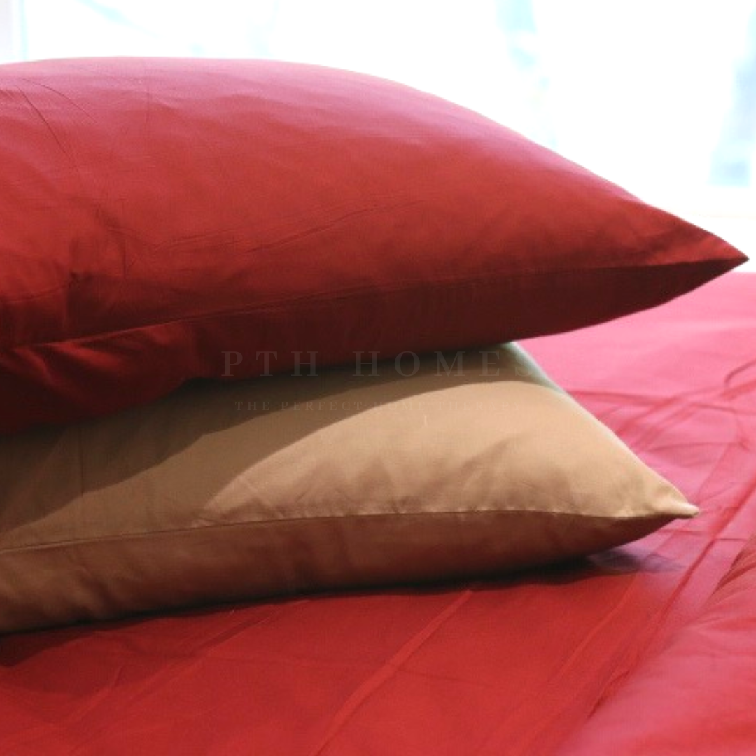Maroon Love - Cotton Percale