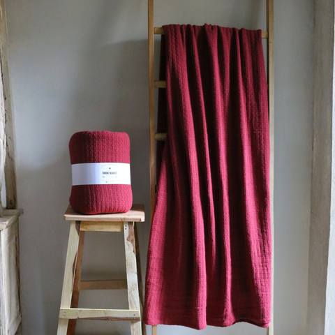 Raspberry Waffle - Blanket