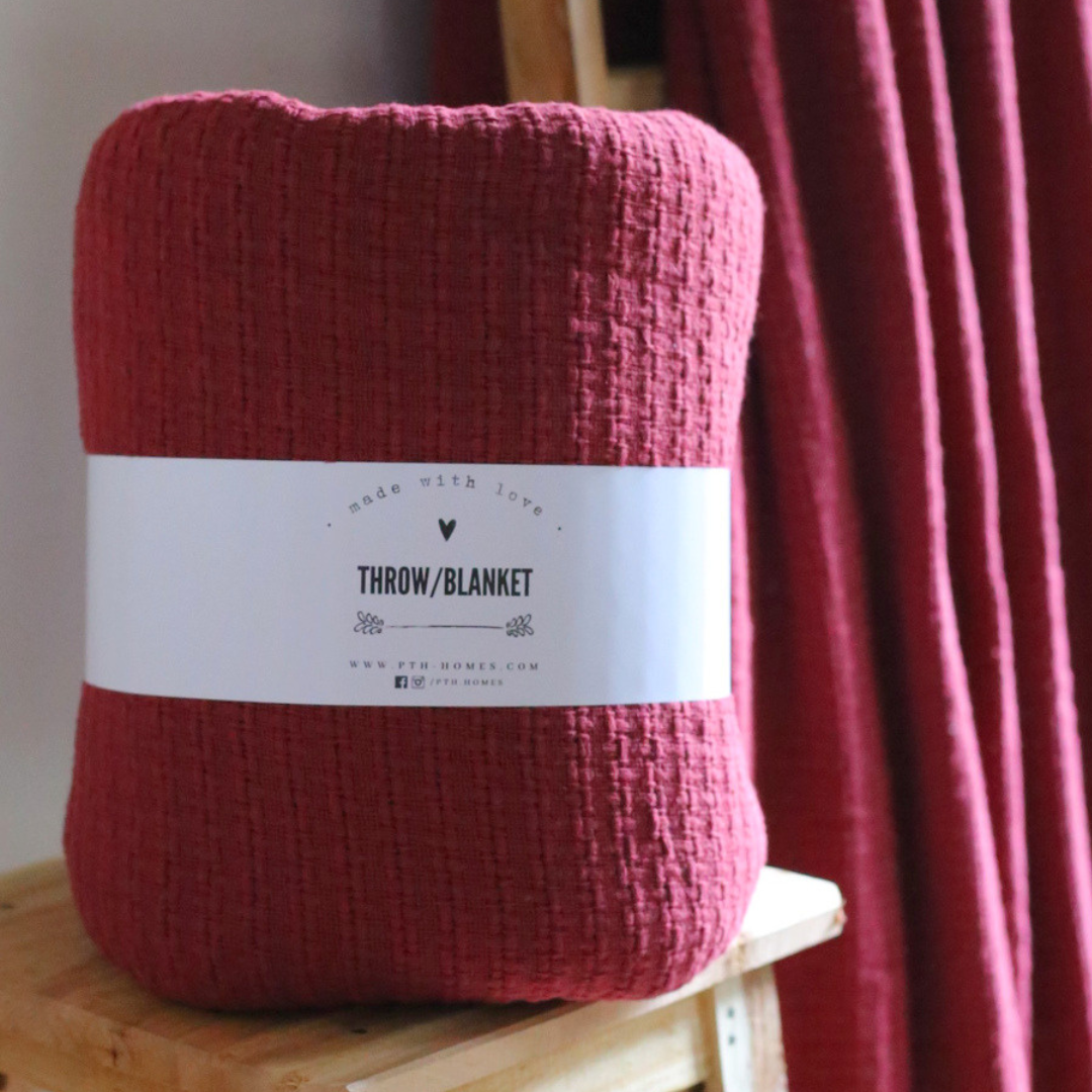 Raspberry Waffle - Blanket