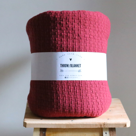 Raspberry Waffle - Blanket