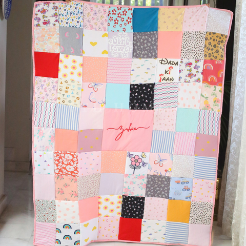 Customized Memory Patchwork Quilt