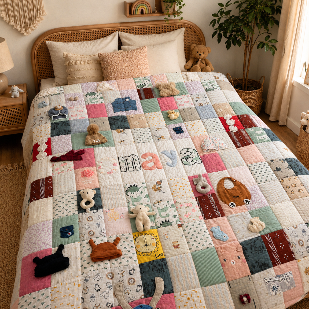 Heirloom Memory Patchwork Quilt