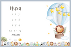 Customized Milestone Blanket For Babies