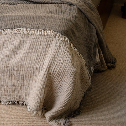 Gauze Muslin - Cotton Throw (Iron)