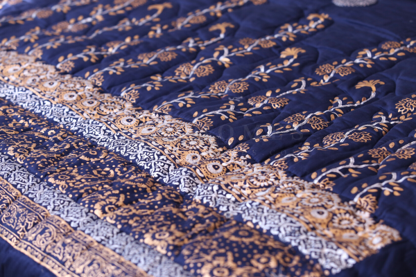 Neeli Bahar - Block Printed